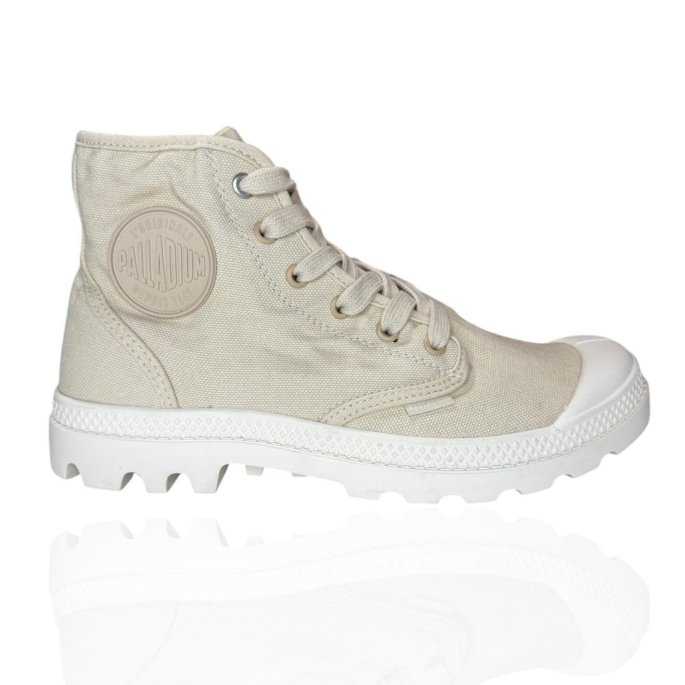 New Palladium Pampa Hi Boots Men's 6.5 Womens 8.5 Canvas Military Paratrooper‎